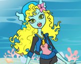 Dibujo Monster High Lagoona Blue pintado por Lucia626