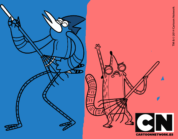 Mordecai y Rigby