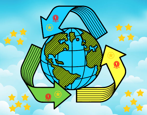 el mundo y el reciclaje