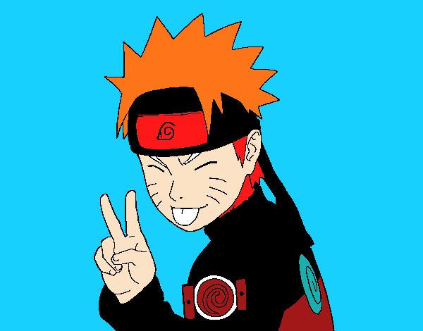 Naruto sacando lengua