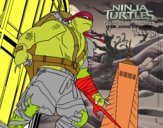 Dibujo Raphael de Ninja Turtles pintado por carlitoslo