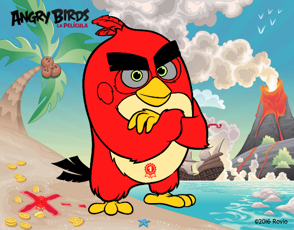 Dibujo Red de Angry Birds pintado por noramision
