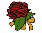 Dibujo Rosa, flor pintado por maryeloz
