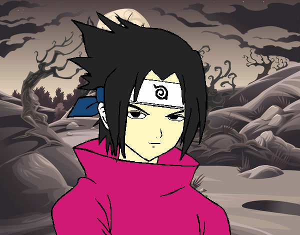 Sasuke enfadado