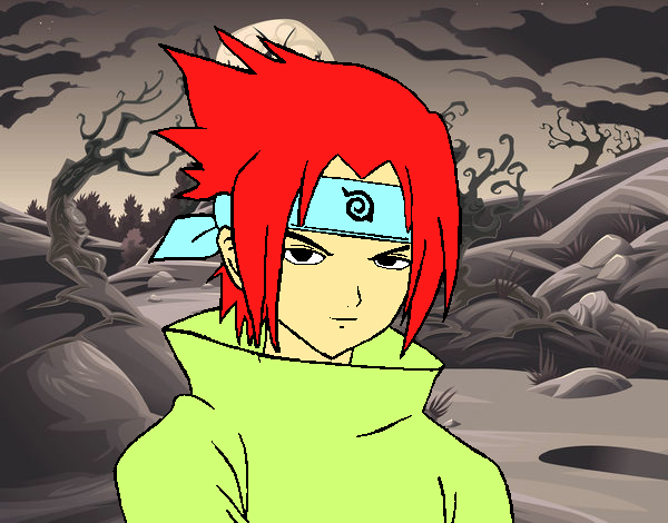 Sasuke enfadado