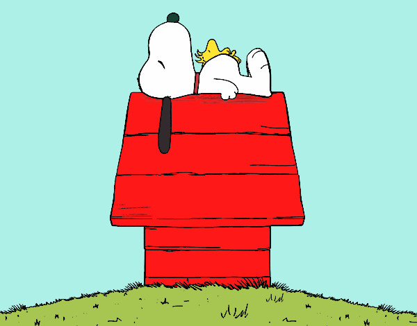 Snoopy durmiendo