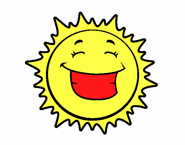 Sol sonriendo