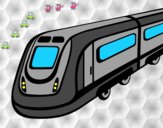 Dibujo Tren de alta velocidad pintado por rodrigo_as