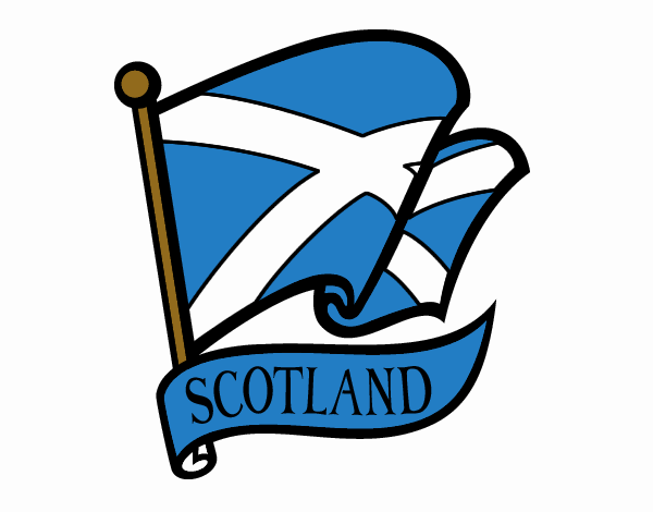 la bandera de escocia