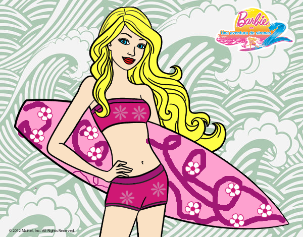 barbie surfera