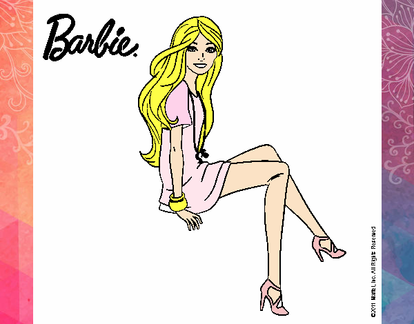 Barbie sentada