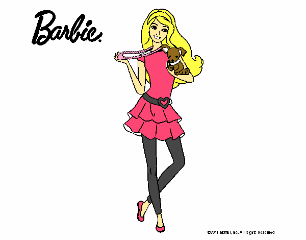 Barbie y su mascota