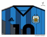 Camiseta del mundial de fútbol 2014 de Argentina