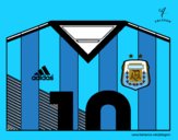 Camiseta del mundial de fútbol 2014 de Argentina