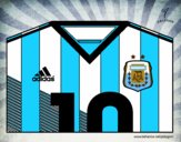 Camiseta del mundial de fútbol 2014 de Argentina