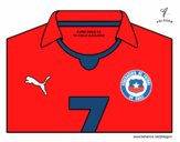 Camiseta del mundial de fútbol 2014 de Chile