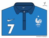 Camiseta del mundial de fútbol 2014 de Francia