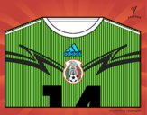 Camiseta del mundial de fútbol 2014 de México