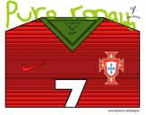 Camiseta del mundial de fútbol 2014 de Portugal