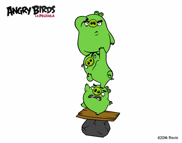 Cerdos verdes de Angry Birds