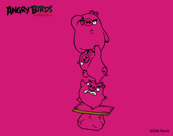 Cerdos verdes de Angry Birds