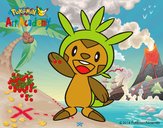 Chespin saludando