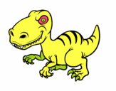 Dinosaurio velociraptor