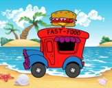 Food truck de hamburguesas