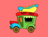 Food truck de perritos calientes