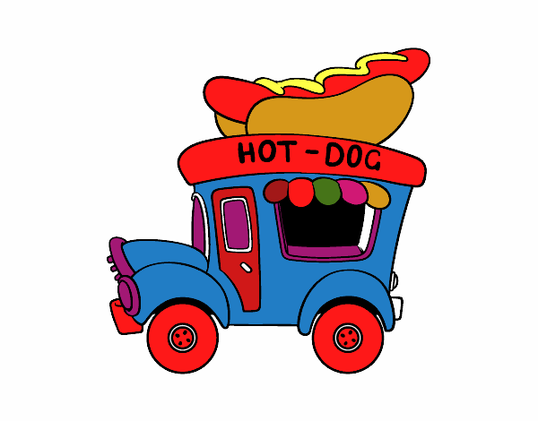 Food truck de perritos calientes