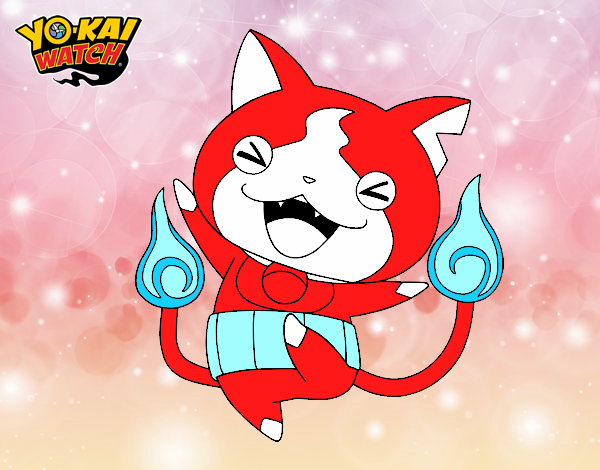 Jibanyan feliz