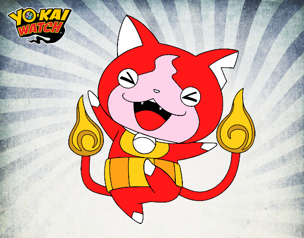 Jibanyan feliz