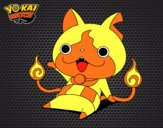 Jibanyan saludando