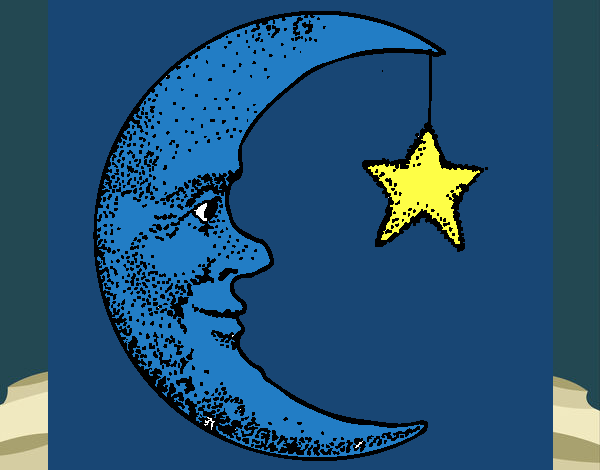 Luna y estrella