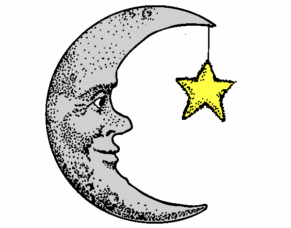 Luna y estrella