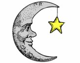 Luna y estrella