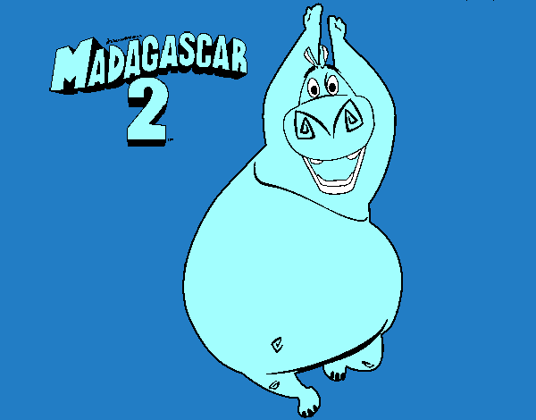 Dibujo Madagascar 2 Gloria pintado por valeruca