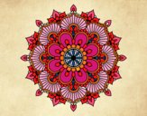 Dibujo Mandala destello floral pintado por palomasoni