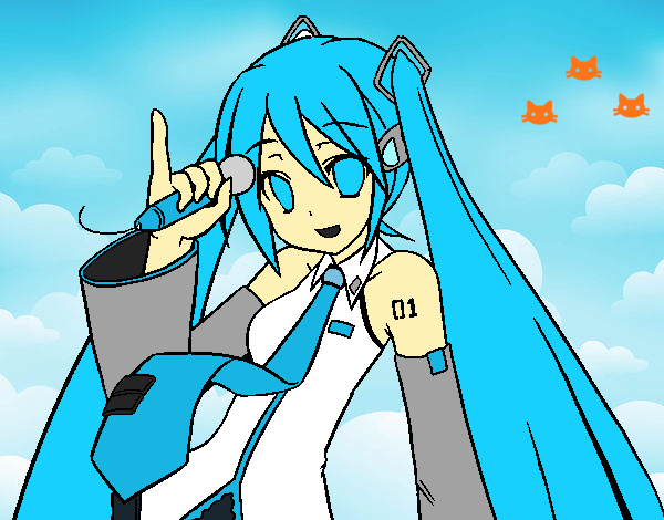 cantando con hatsune miku