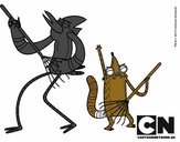 Mordecai y Rigby