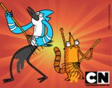 Mordecai y Rigby