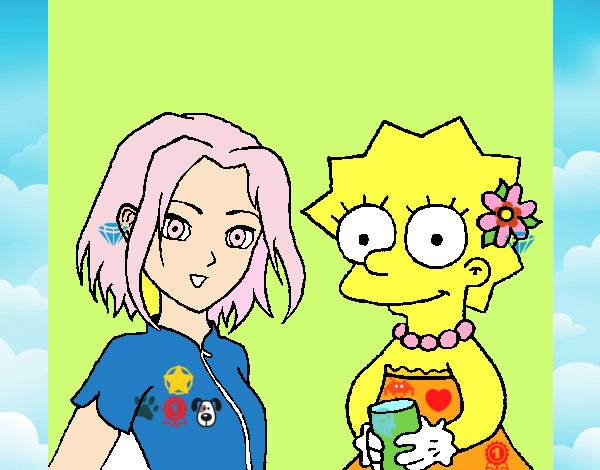 Lisa y Sakura amigas