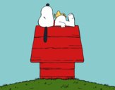 Snoopy durmiendo