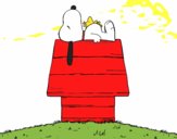 Snoopy durmiendo