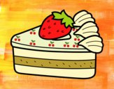 Dibujo Tarta de fresas pintado por martanoemi