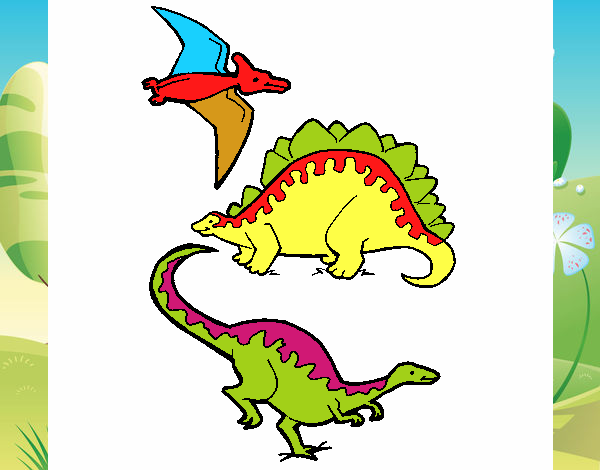 Tres clases de dinosaurios