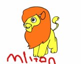 Un león