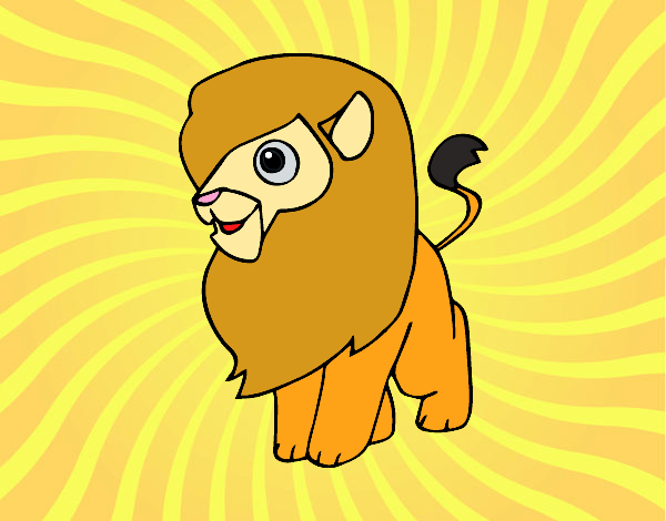 Un león