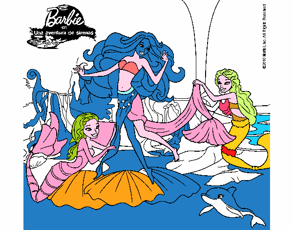 Barbie con sirenas