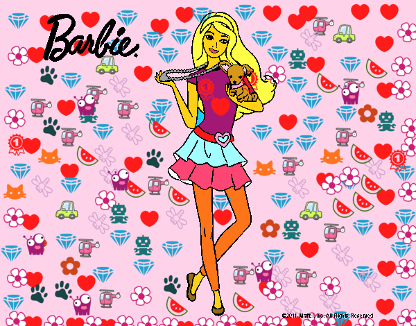 Barbie y su mascota